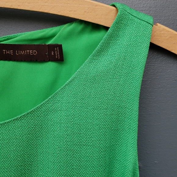 The Limited Kelly Green Tie Front Sheath Dress - 2 - Picture 5 of 16